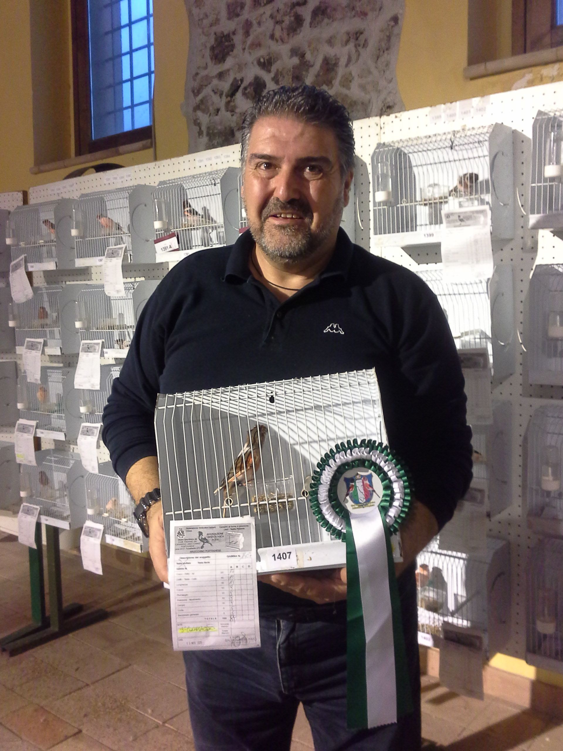 2015 - Prima mostra specialistica C.I.C.A.P.  -3° classificato con un maschio testa ciuffata-
