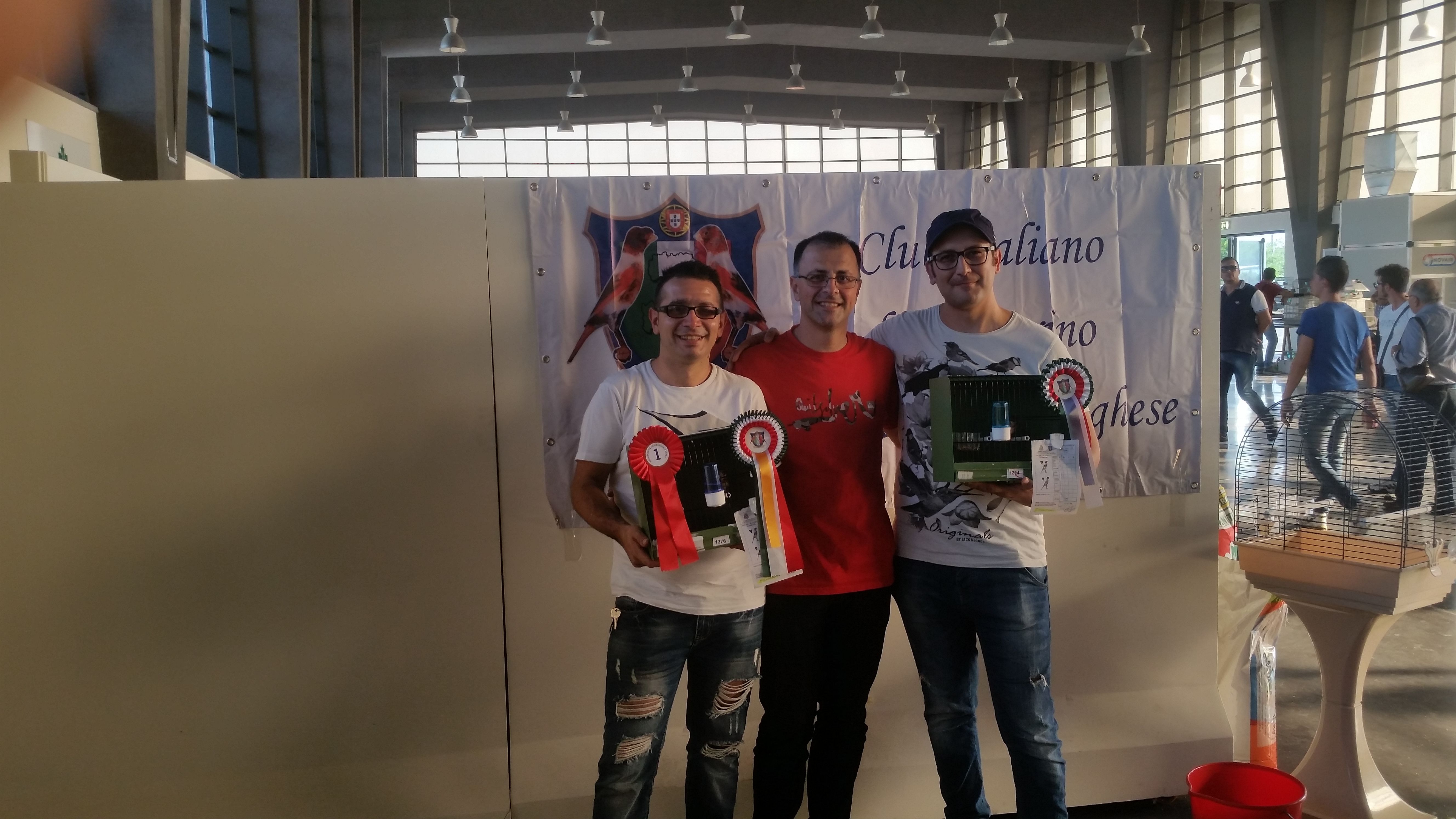2016 -  IIa edizione  mostra specialistica C.I.C.A.P.   da sinistra a destra - Antonino Ragusa, Mario Zampaglione , Gian Luca Portaro